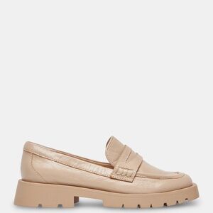 Dolce Vita Tan Chunky Penny Loafers